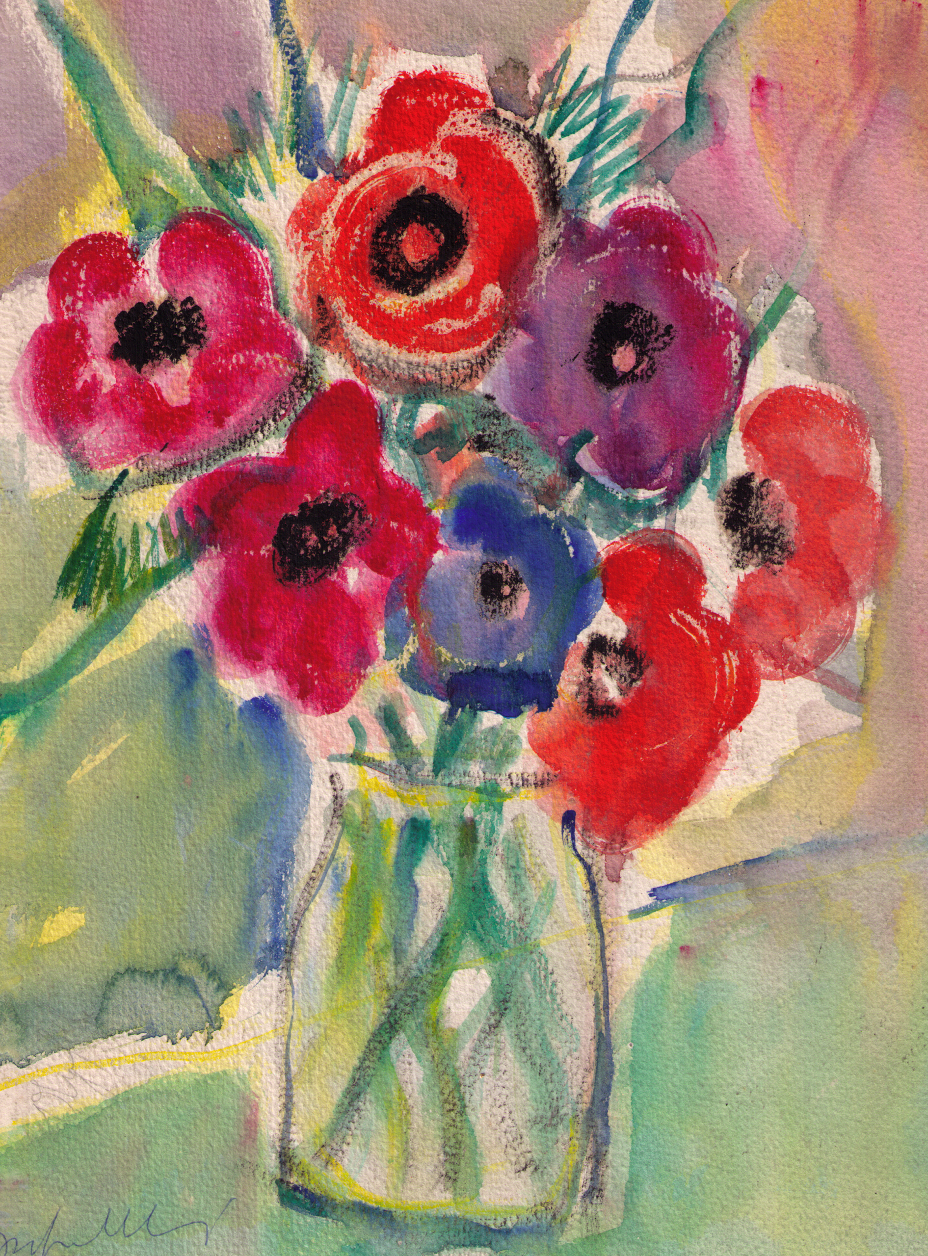 1947 Il vaso di anemoni