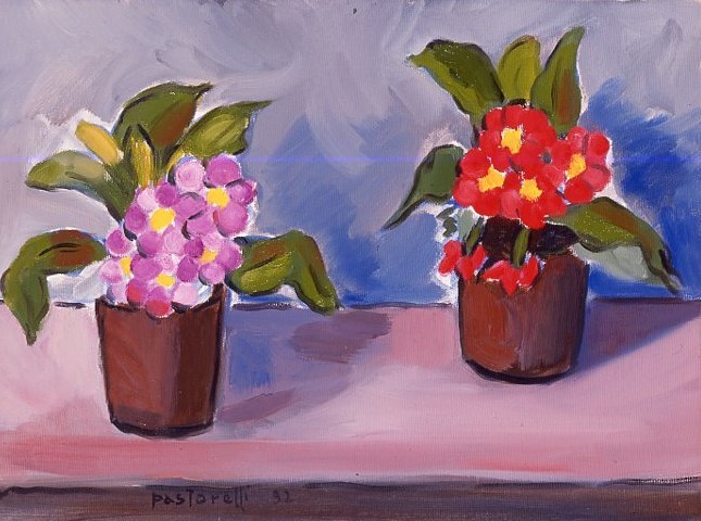 1986 - 7 Natura morta con primule