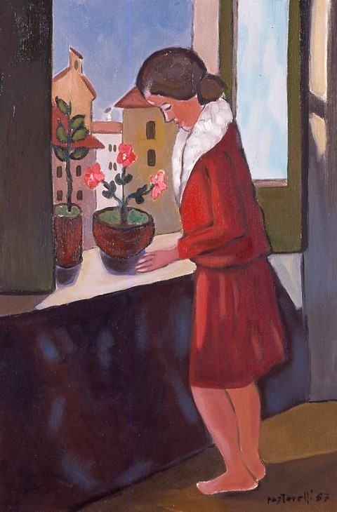 1987 - 5 Silvia e il vaso di gerani